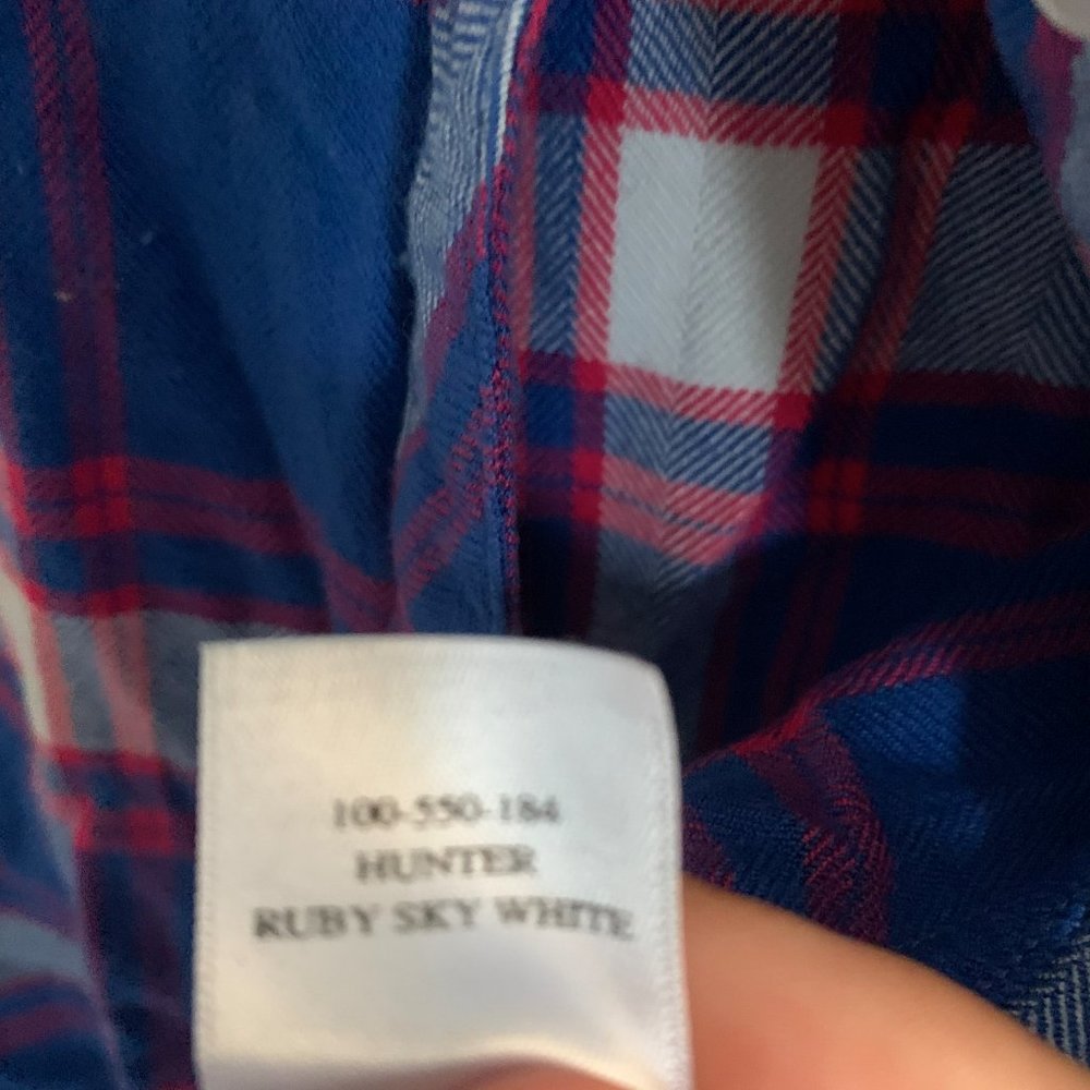 Rails Hunter Plaid Long-Sleeved Soft Flannel In R… - image 6